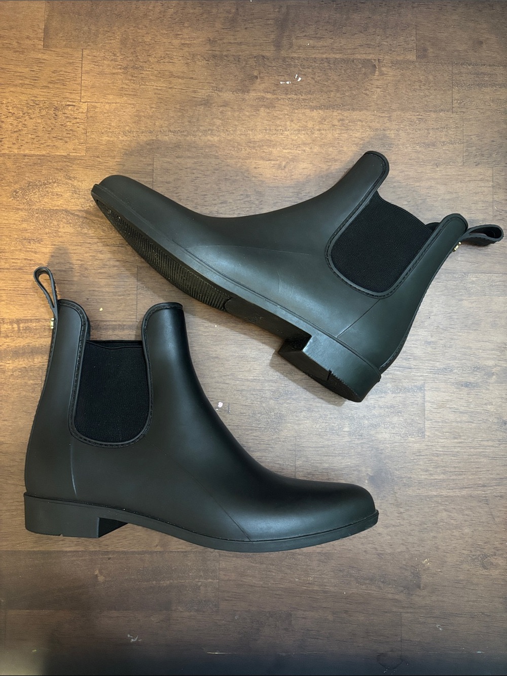 Sam Edelman Black Chelsea Rain Ankle Boots